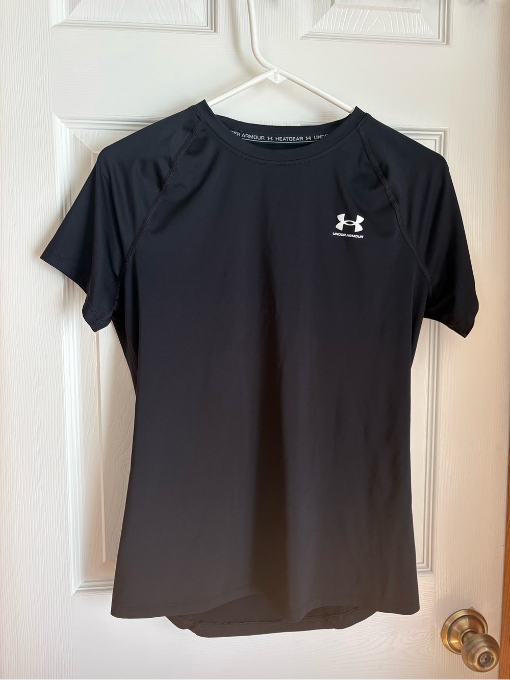 Under Armour HeatGear Compression Black Short Sleeve Shirt L